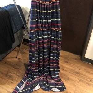 Maurices multi color maxi dress